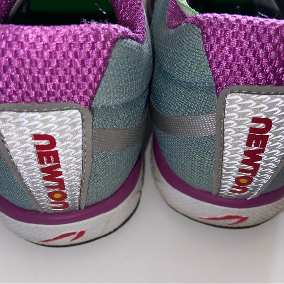 Newton 3.0 Running Shoes Women’s 10.5 purple silver green - Picture 7 of 9